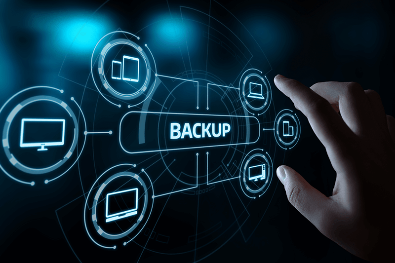 Backup concept image. Cloud backup vs local backup, find out which is better.