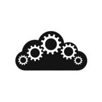 Gear icon with a cloud overlay